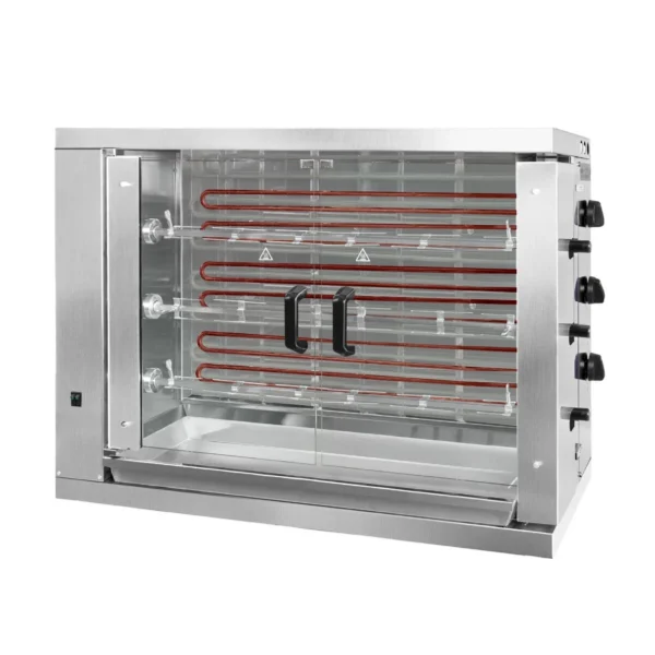 Asador eléctrico de pollos Huisi 3 pinchos
